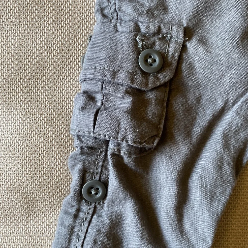 Babygap polo and linen pants size 0-3months